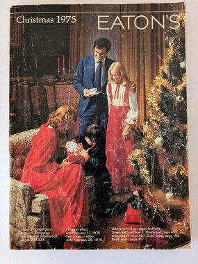 1975 Eaton’s Christmas Catalog Canada Vintage Mail Order Holiday Edition
